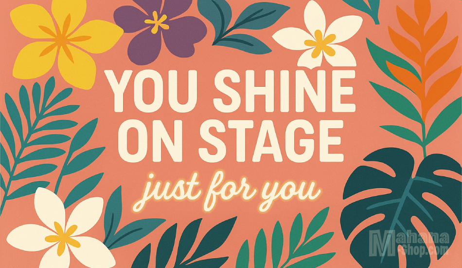 ステージで輝くあなたへ! MAHANA SHOP ギフトカード 〜 応援の気持ちを届ける小さな贈り物 〜