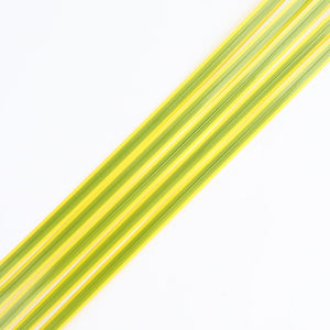 コンシンネ ホワイボリー 5本set  <BR>ライトグリーン 黄色縁　S
