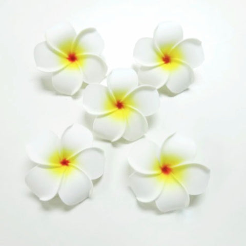 プルメリア クリップ 【白/ピンク/青】 Lsize 9cm