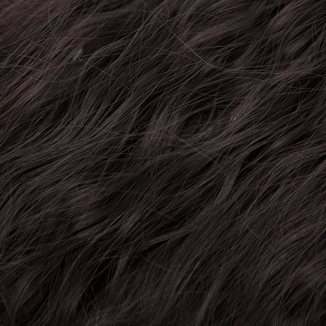 フラダンス タヒチアンダンス ハワイアン オリタヒチ フラダンス 髪型 ヘアスタイル ワッフル ふわふわ ボリューム ロングウェーブ ウイッグ 襟足 付け毛 マハナショップ MAHANA イベント ステージ 発表会 舞台衣装 黒 ブラック