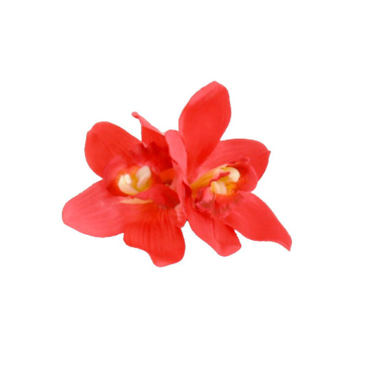 オーキッド 豪華ヘアクリップ ダブル