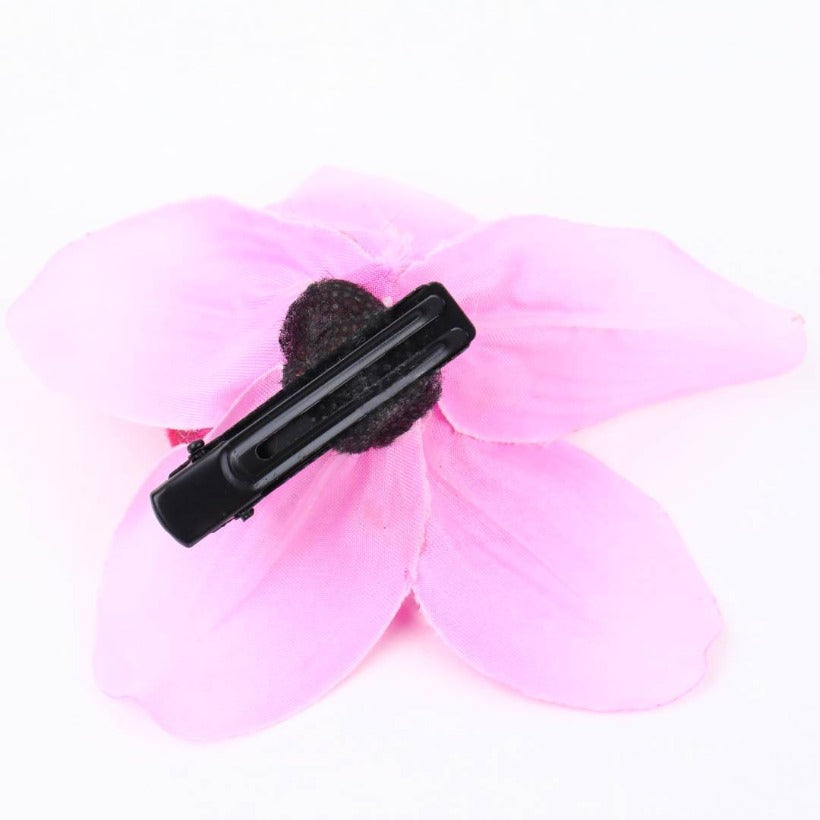シングルオーキッド <BR>豪華上品ヘアクリップ