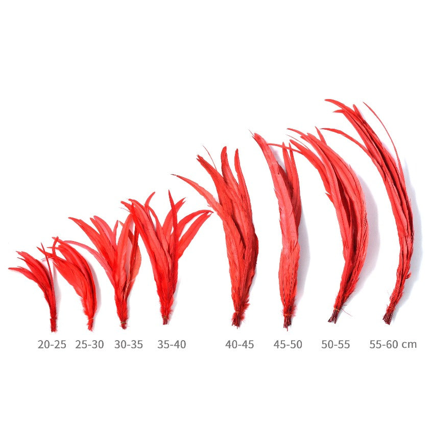 単色ブラック ロングフェザー 20-25/25-30/30-35/35-40/40-45/45-50/50-55cm