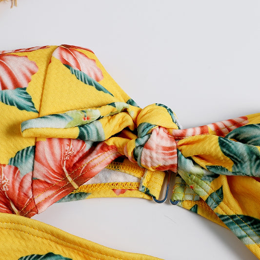 バンドゥ イエロー ハイビスカスビキニ