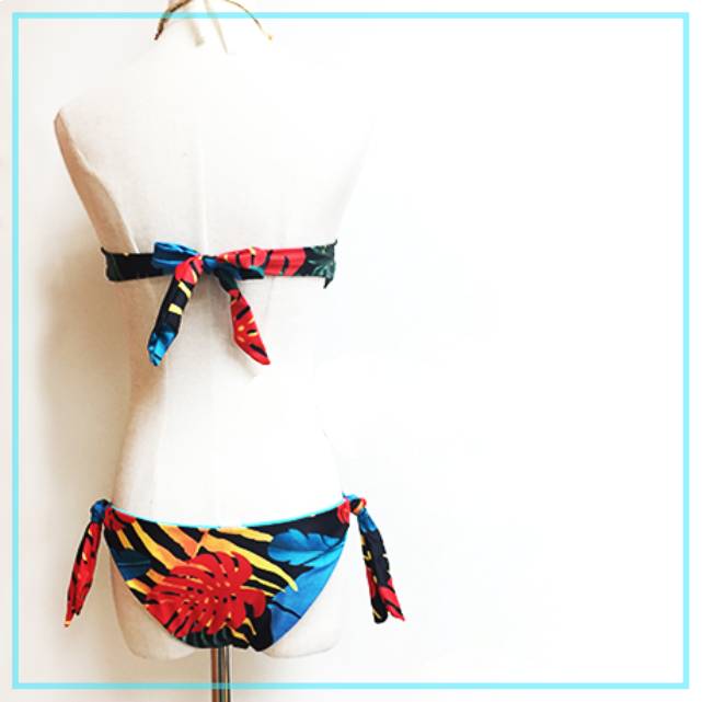 水着 トロピカル ブラック