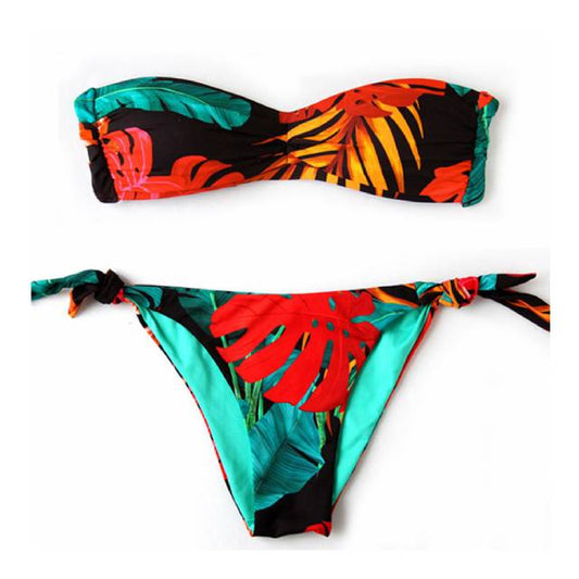 水着 トロピカル ブラック