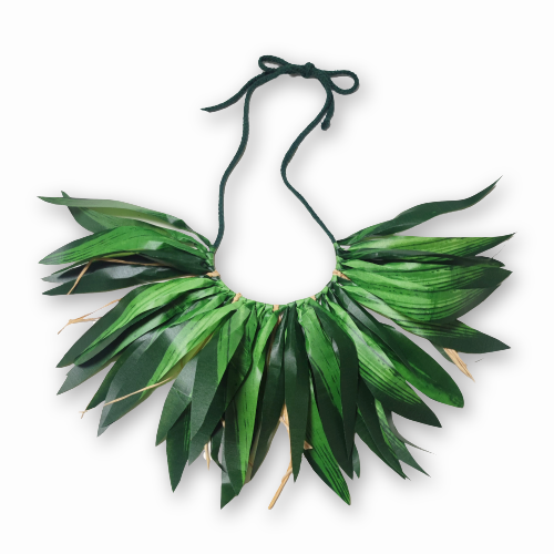 ティーリーフネックレスwithラフィア