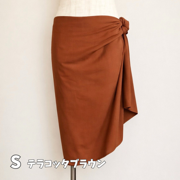 Solid Color Half Size Pareo – Rayon / Made in Indonesia