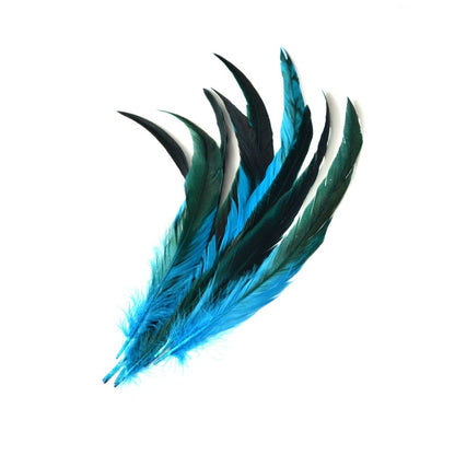 ナチュラルターコイズ<BR> ロングフェザー<BR> 20-25/25-30/30-35/35-40cm