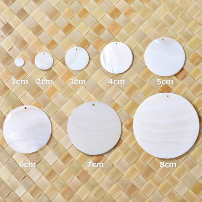 白蝶貝 1cm　MOP  10個セット  パール シェル